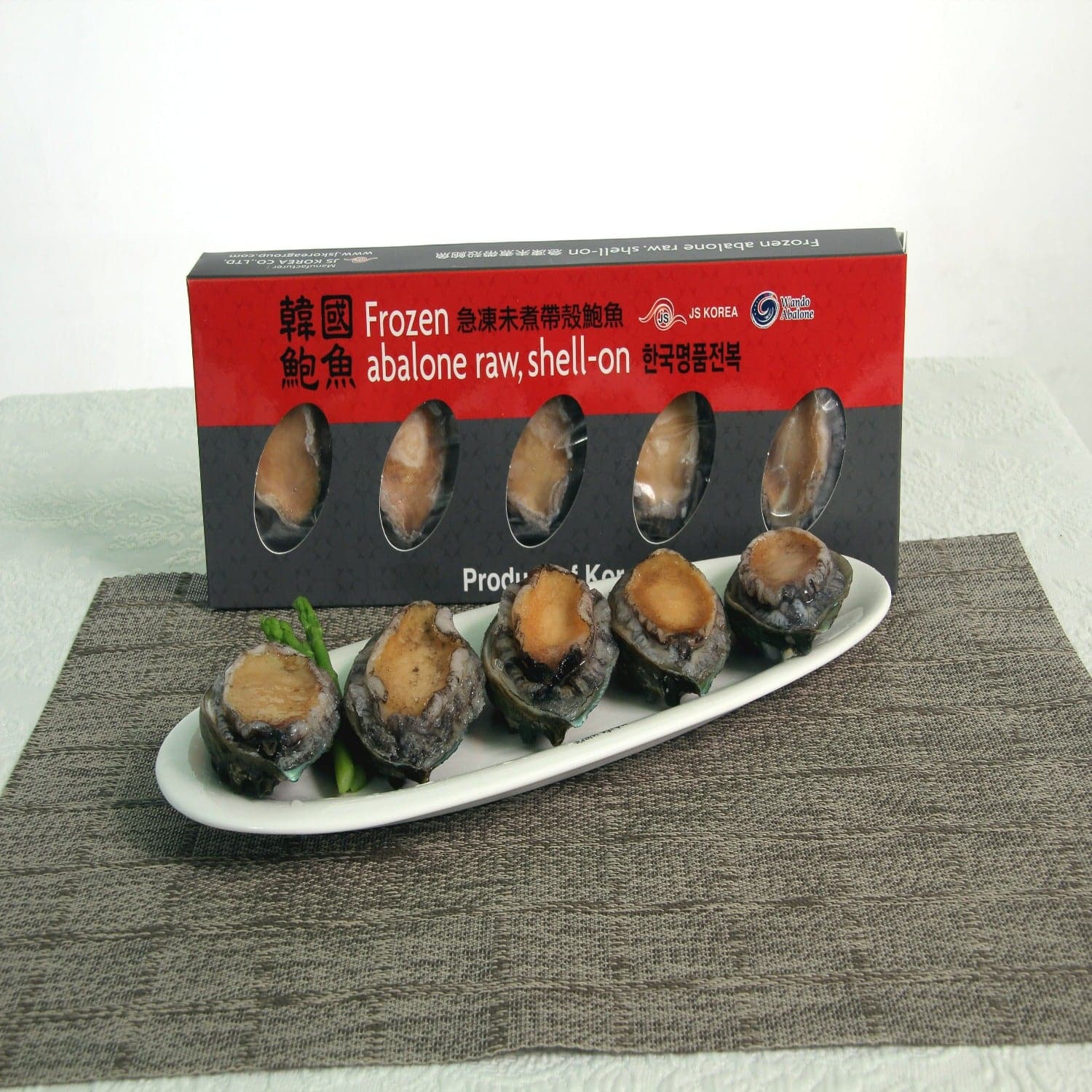 JS KOREA] 100% Raw Frozen Abalone 5 Pack from Wando – 남도장터