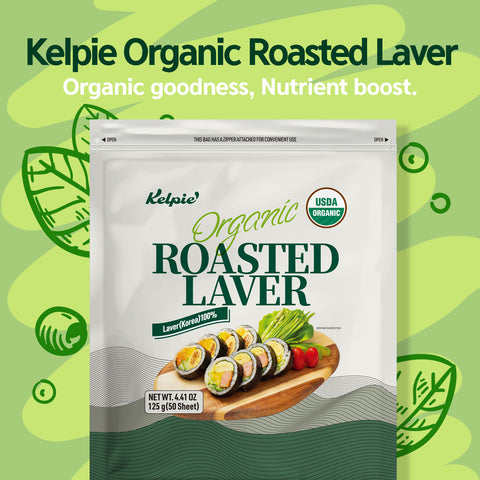 [Haenong] Kelpie Organic Gimbap Seaweed 50pcs