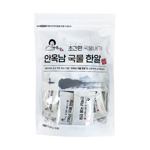 [Nampo Mulsan] Broth Tablets Used For A Deep Soup Flavor  75g (3g X 25 Tablets)