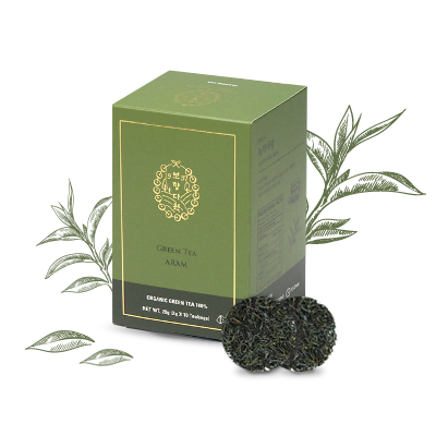 [Bohyang Dawon] Organic Green Tea 2g*12