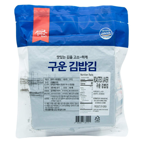 [선일물산] 맛있는 프리미엄 구운 김밥 김 100매