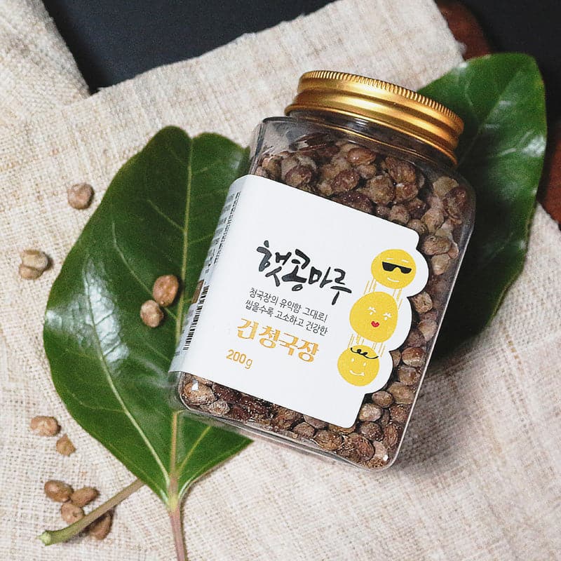 [Hatkongmaru] Spicy Dried Cheonggukjang Bean Balls 200g